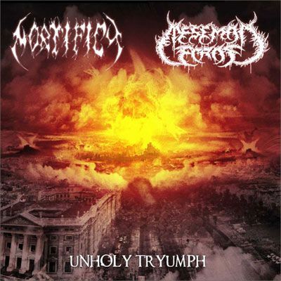 Split CD com Mortificy - Mesemon Ecrof